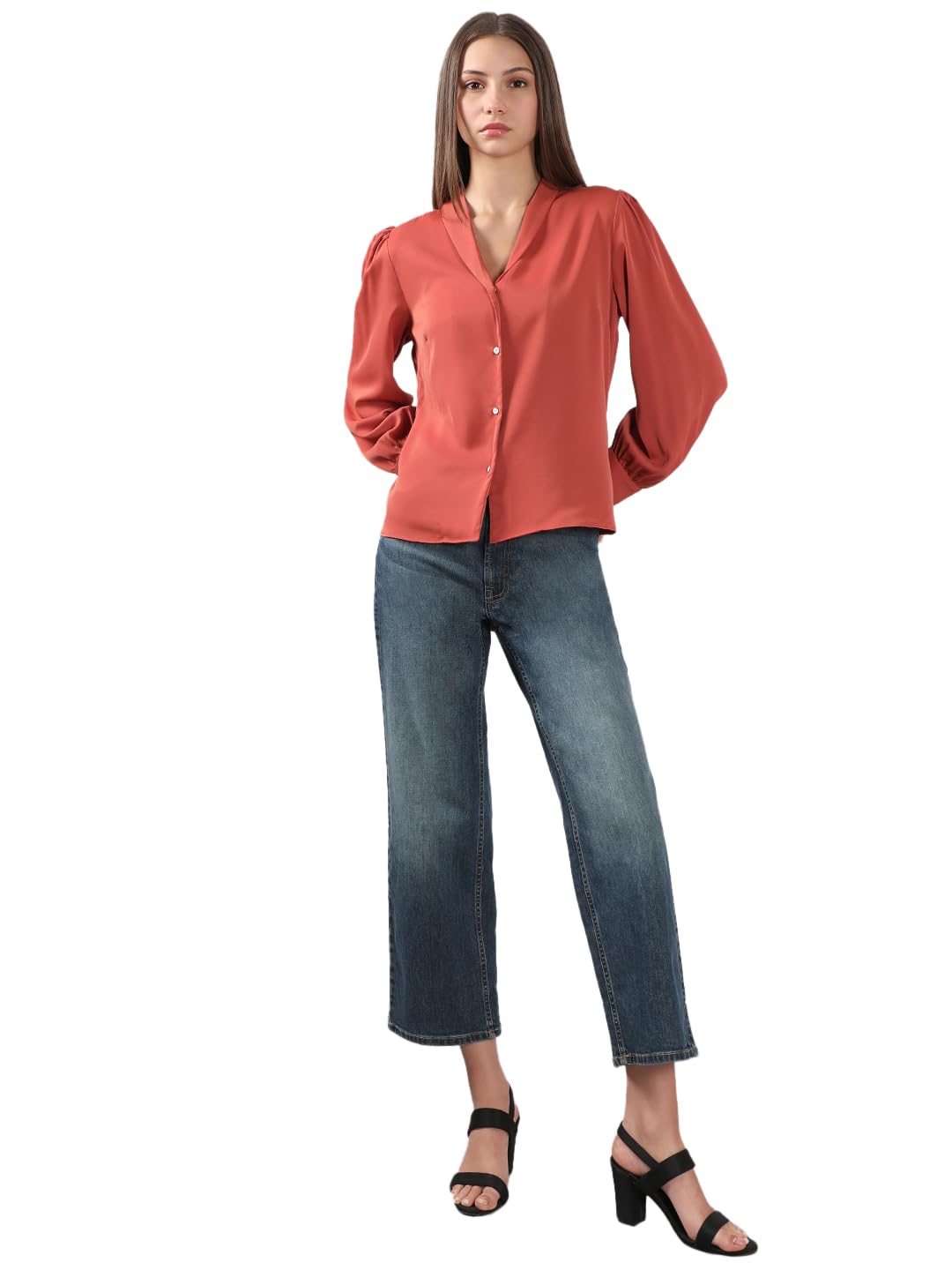 Women's Solid Regular Fit Shirt - Image 12