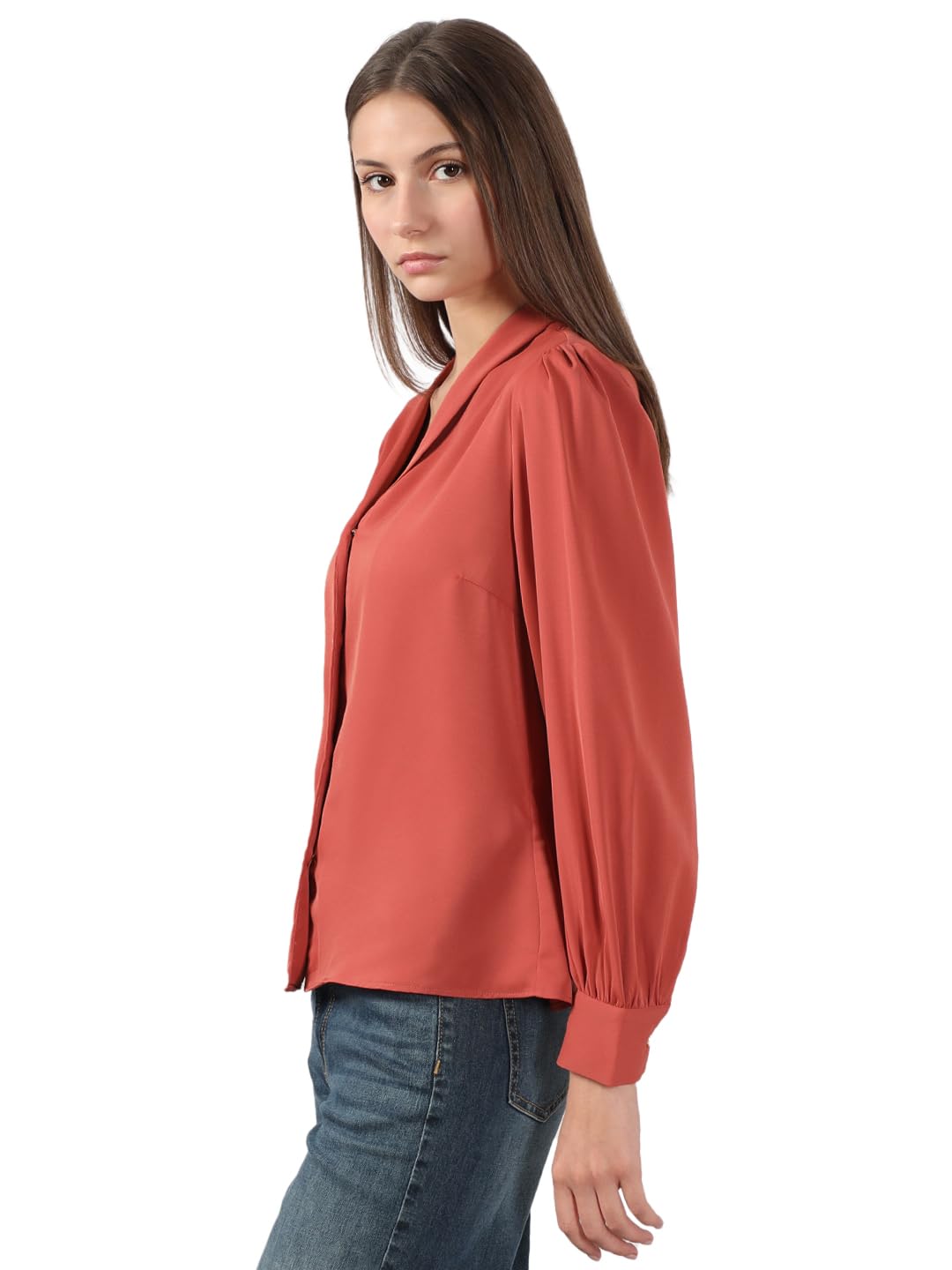 Women's Solid Regular Fit Shirt - Image 10