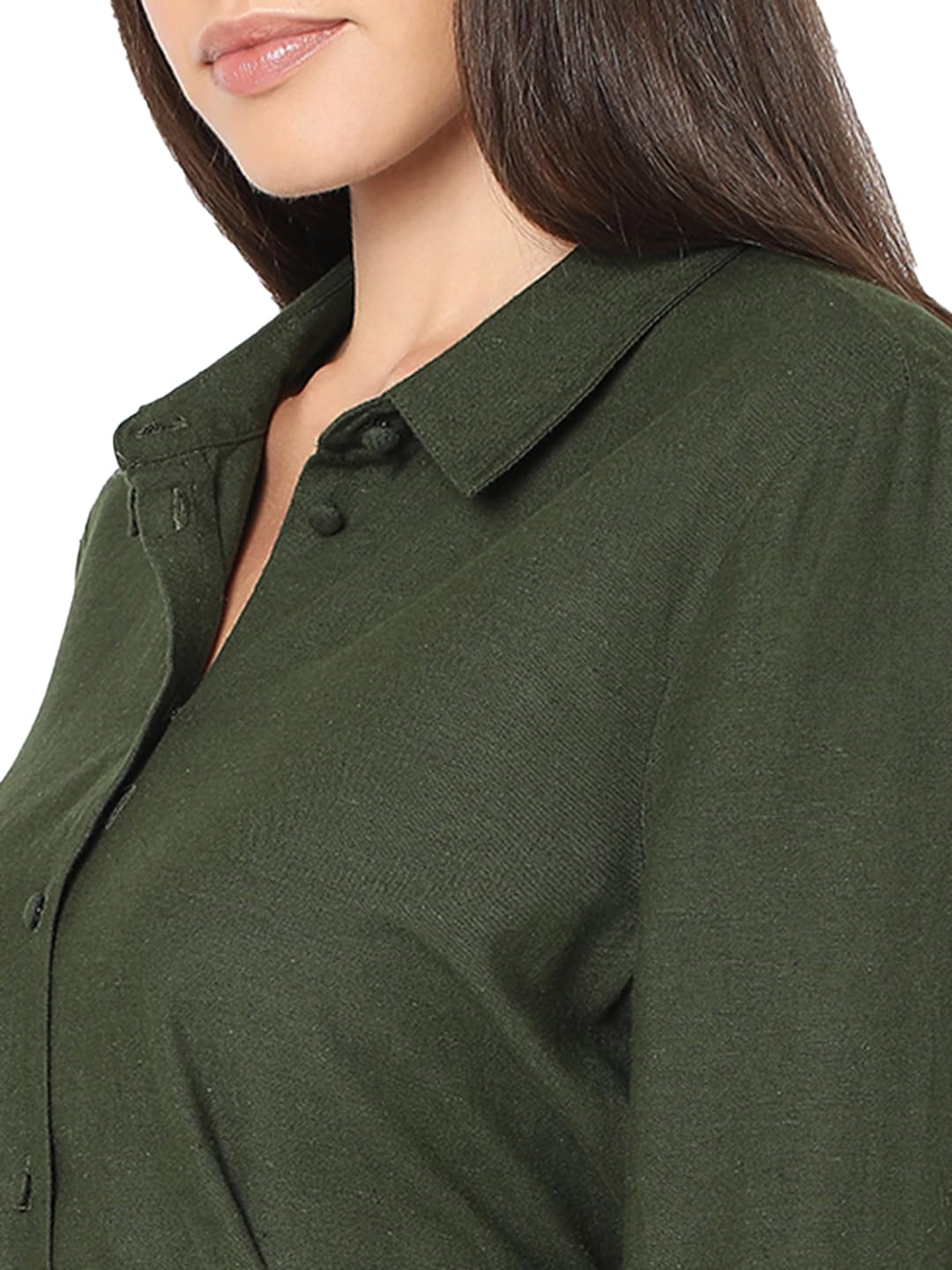 Women's Rayon Shirt Midi Dress - Image 6